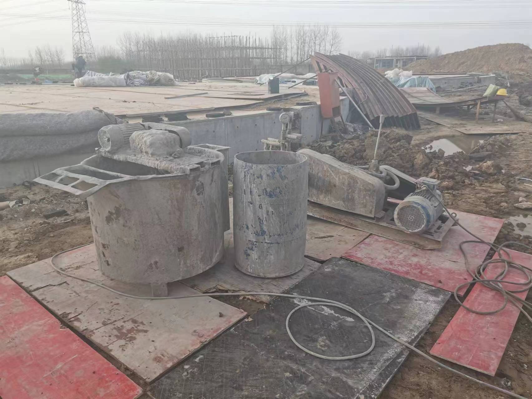 蒋场镇回填土注浆